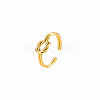 304 Stainless Steel Cuff Open Rings for Women RN0732-1-1