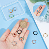 Unicraftale 5 Pairs 5 Colors 304 Stainless Steel Huggie Hoop Earrings for Women EJEW-UN0002-17-4
