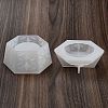 Hexagon DIY Silicone Candle Holder Molds DIY-Q037-01B-4