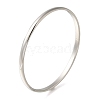 Non-Tarnish 304 Stainless Steel Plain Bangles BJEW-L664-024E-P-01-1