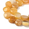 Natural Yellow Botswana Agate Beads Strands G-F790-H04-01-4