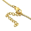 Real 18K Gold Plated Brass & Plastic Imitation Pearl Beaded Bracelet BJEW-D030-04B-G-3