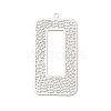 Rack Plating Brass Filigree Pendants KKC-K001-11P-2