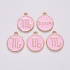 Alloy Enamel Pendants ENAM-S124-01B-09L-2