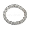 304 Stainless Steel Twisted Bangles for Women BJEW-G706-01A-P-1
