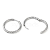 Non-Tarnish 304 Stainless Steel Huggie Hoop Earrings EJEW-H111-02G-P-2