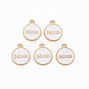 Alloy Enamel Charms ENAM-T016-11E-RS-1