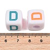 Opaque Acrylic Enamel European Beads AC-ACBA1794-04D-3