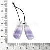 2Pcs Natural Fluorite Pendants G-Z064-01D-3