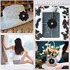 Polyester & Rhinestones Ornament Accessories DIY-WH20063-015A-4