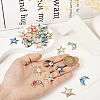 48Pcs 12 Style Alloy Enamel Pendants ENAM-TA0001-73-14