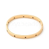 Hollow Star 304 Stainless Steel Hinged Bangles BJEW-L610-20G-5