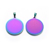 Ion Plating(IP) 304 Stainless Steel Pendants STAS-F211-17-2