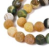 Natural Weathered Agate Beads Strands G-Q606-42B-D03-4
