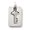 304 Stainless Steel Pendants STAS-Z098-18P-1