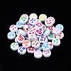 Opaque White Acrylic Beads MACR-N012-09-2