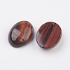 Natural Red Tiger Eye Flat Back Cabochons G-G741-30x40mm-13-2