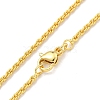 Brass Chain Necklaces for Women NJEW-G084-22G-2