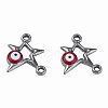 304 Stainless Steel Enamel Connector Charms STAS-N087-62-01P-2