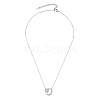 925 Sterling Silver Pendant Necklaces NJEW-BB34860-2