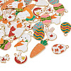 48Pcs 12 Style Alloy Enamel Pendants ENAM-TA0001-31-14