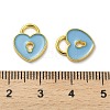 Alloy Enamel Pendants ENAM-R145-12G-02-3