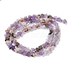 Natural Amethyst Beads Strands G-G085-B51-02-3