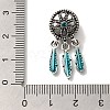 Rack Plating Alloy Enamel European Dangle Charms FIND-H005-37AS-3