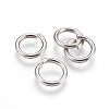 Tarnish Resistant 304 Stainless Steel Saw Cut Open Jump Rings STAS-P212-25P-18-1