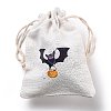 Halloween Cotton Cloth Storage Pouches LS-ABAG-M004-01G-3