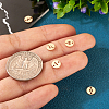 Real 14K Gold Plated Brass Connector Charms KK-TAC0017-04G-05-5