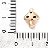 Brass Micro Pave Cubic Zirconia Pendants KK-D288-08G-3