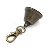 Iron Bell Pendant Decorations HJEW-JM02426-4