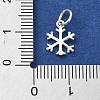 925 Sterling Silver Christmas Snowflake Charms STER-M119-16S-3