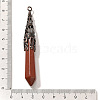 Natural Red Jasper Pointed Big Pendants G-P560-02R-04-3