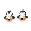 304 Stainless Steel Enamel Pendants STAS-Q119-18G-02-1