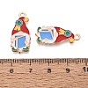 Alloy Enamel Pendants ENAM-Q004-02KCG-02-3