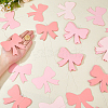 8Pcs Bowknot Decoration Paper Flag Banners AJEW-DC0003-25-3