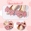4Pcs 2 Styles Polyester Shoe Charms AJEW-PH0012-17-5