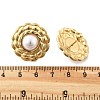 201 Stainless Steel Flat Round Stud Earrings EJEW-P304-06G-5