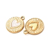 304 Stainless Steel Enamel Pendants SA-CBAD609-09G-01-3