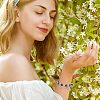 16Pcs 8 Style  Rack Plating Brass Micro Pave Cubic Zirconia Charms ZIRC-FH0001-17-6