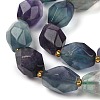 Natural Fluorite Beads Strands G-P541-A01-04-3