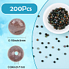 200Pcs Natural Indian Agate Beads G-SP0001-20A-2
