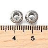 304 Stainless Steel Corrugated Beads STAS-V009-12D-P-2