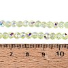Transparent Glass Beads Strands EGLA-N016-4mm-07-4