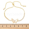 Adjustable Brass Shell Slider Bracelets BJEW-L699-01G-5