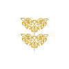 Ethnic Style Polyester Metallic Thread Embroidery Iron on Applique Patch LS-PATC-WH0005-67A-7