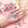 Opaque Acrylic Beads OACR-BT0001-01-7