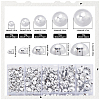 70G  5 Styles ABS Plastic Imitation Pearl Cabochons OACR-SC0001-45A-2